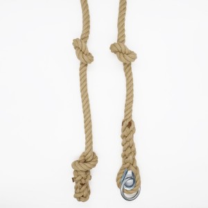 Knotted climbing rope - Synthetic hemp