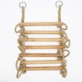 Wooden rope ladder