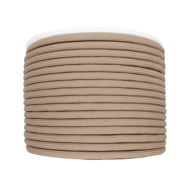 Bobine de Tresse en Polypropylène avec Âme Tressée 12mm Beige 100m