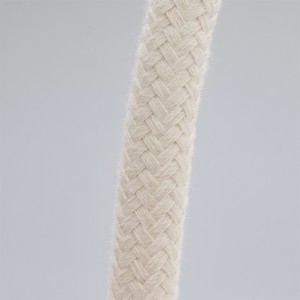 Braided cotton cord piping