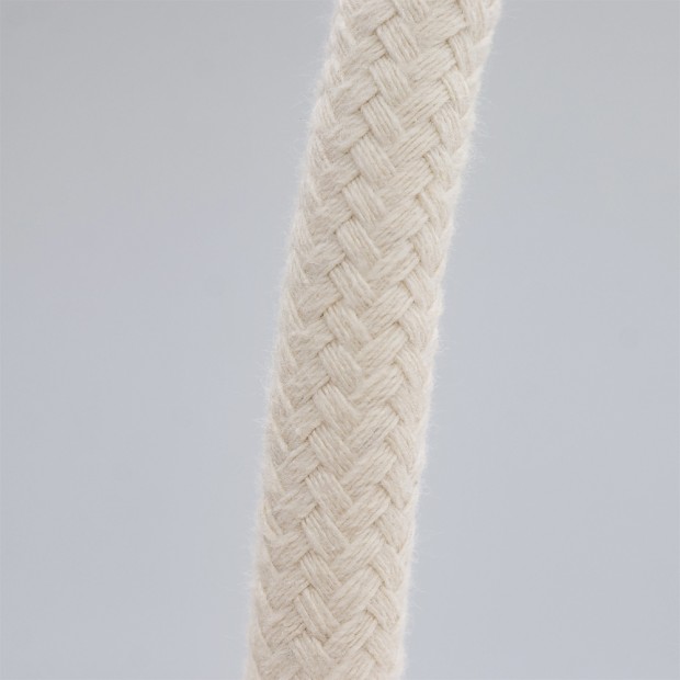 Braided cotton cord piping