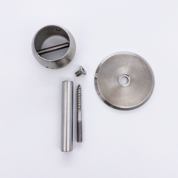Anneau mural pour corde - Inox