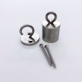 Embout de corde - Anneau + crochet - Inox