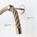 Rope end cap - Inox