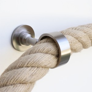 Wall mount ring for rope