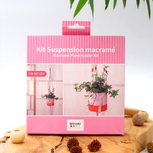 Kit DIY de macramé - Colgador para plantas
