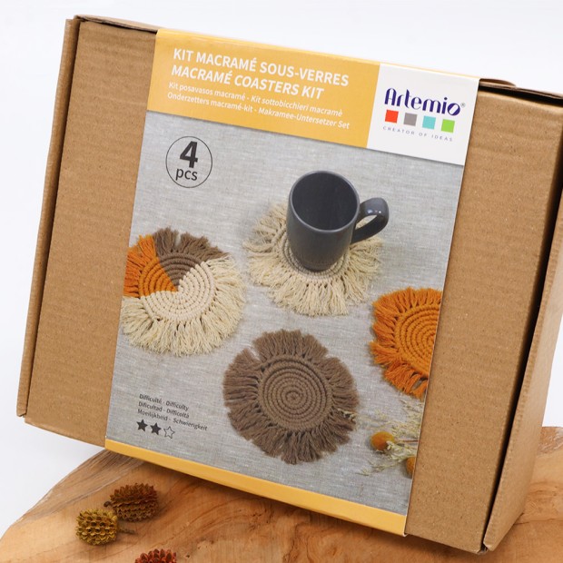 DIY-Makramee-Set – Untersetzer