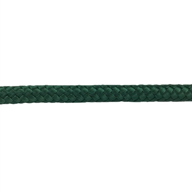 Fil de Tresse en Polypropylène avec Âme Tressée 6mm Vert Au mètre
