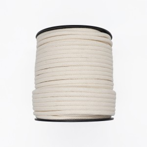 Braided cotton cord piping