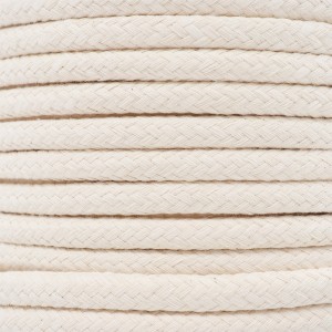 Braided cotton cord piping