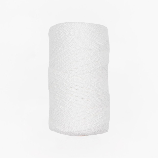 Polypropylene hollow braid rope coreless
