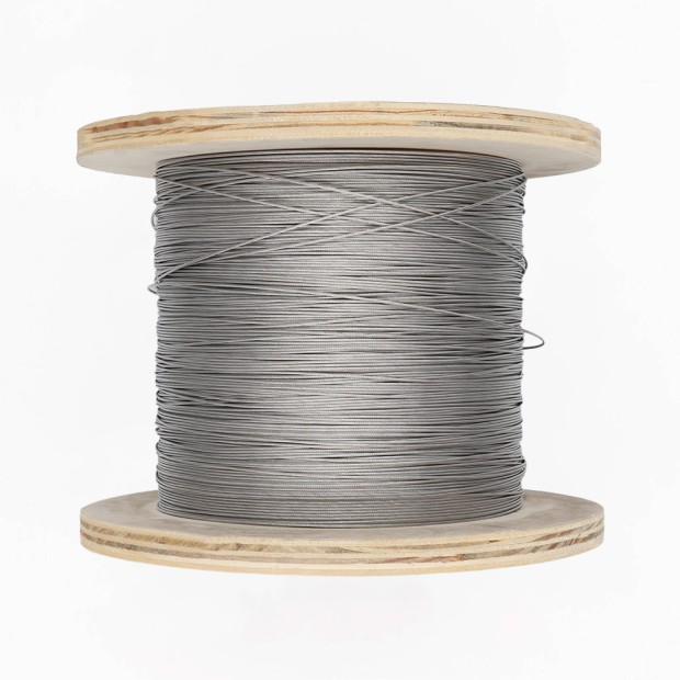 Cavo rigido in acciaio inox - 1 x 19