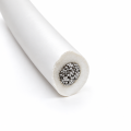 Cable de acero inoxidable recubierto de PVC blanco