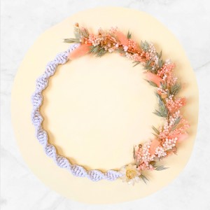 Kit Corona Bali – Macramé y Flores Secas