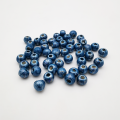 Perle Céramique Artisanale Bleu Canard 8mm