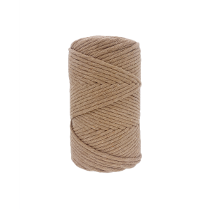 Coton Peigné Recyclé Prestige - 4mm - Muscade - 500g - 110m