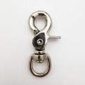 Mousqueton Plat Emerillon Mobile Ovale Zinc Nickel