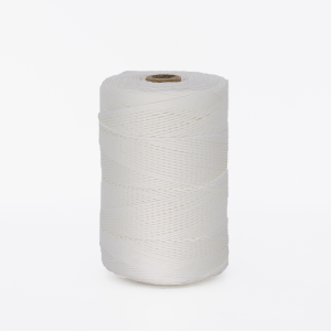 BUENTYA 150 Verges/Roll Corde de Rideau en Polyéthylène Drisse 1mm Rouleau  Blanc de Cordon Tressé Corde en Macramé Corde d'Ombrage Tressé pour réparer