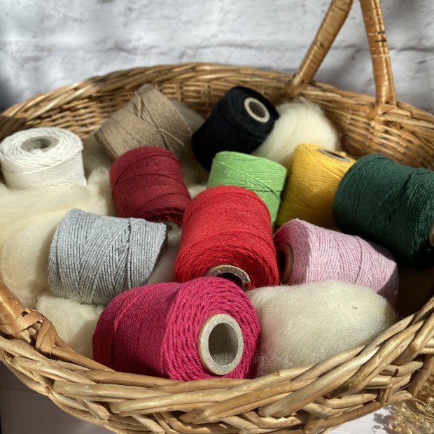 Coton macramé torsadé - Recyclé