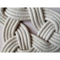 Braided cotton cord piping