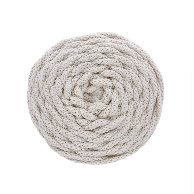 misppro 1 lot de 60/50/25/20/15 m 100 % pur coton tressé corde torsadée pour  bricolage, artisanat, maison, décoration de fête de mariage – 15 m :  : Cuisine et Maison