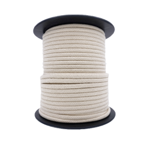 Braided cotton cord piping
