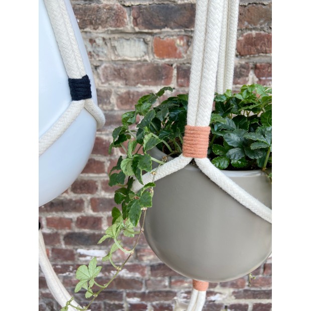 Braided cotton cord piping