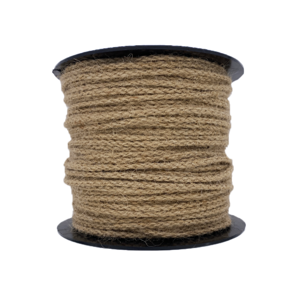 Corde de jute tressée de 10 mm, corde de jute de toile de jute