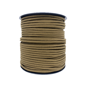 Polyester braid with braided core