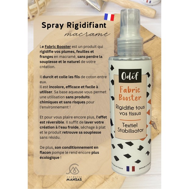 Rigidifiant Macramé et Tissu - 200ml