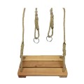 Wooden Swings Adjustable 2 to 4m - PP Rope Imitation Hemp