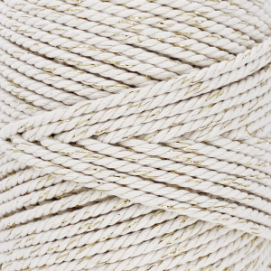 Recycled 3mm Cotton rope 1kg