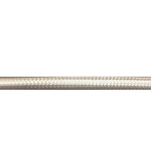 White PES 10mm. 100m sandow with latex inner sheath - Anti-UV treated