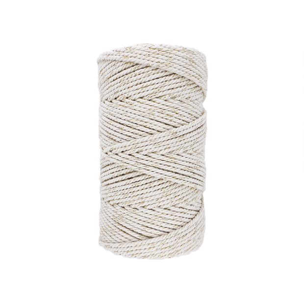 Cordeau Coton Câblé Recyclé 3mm 1Kg