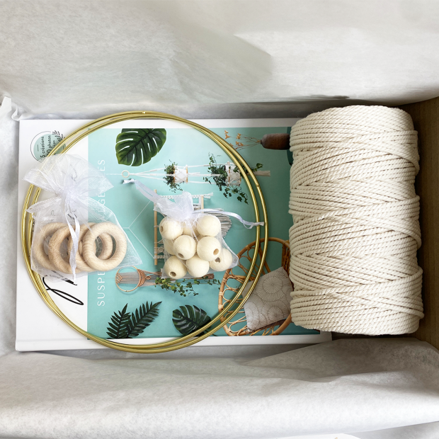 Kit macramè - Portavaso sospeso da interno