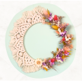 Kit Corona Bora Bora - Macramè con Fiori Secchi
