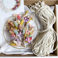 Kit Corona Bora Bora - Macramè con Fiori Secchi