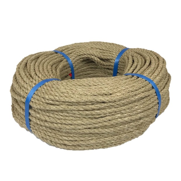 Corde chanvre poli 6mm couronne 100m