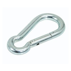 Firefighter or Alpinist Carabiner Galvanized Steel without eye RR310kg DIN 5299 Standard