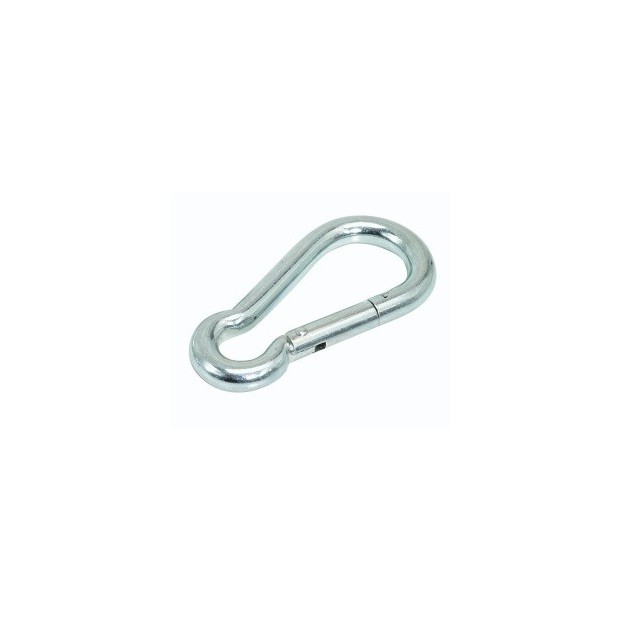 Firefighter or Alpinist Carabiner Galvanized Steel without eye RR310kg DIN 5299 Standard