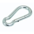 Firefighter or Alpinist Carabiner Galvanized Steel without eye RR310kg DIN 5299 Standard
