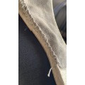 Semelles espadrilles jute et caoutchouc - 1 paire