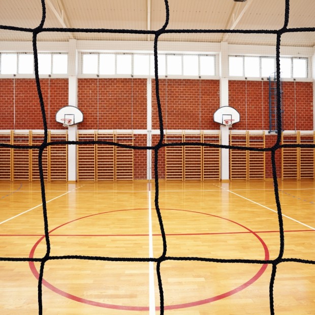 Sports hall division net