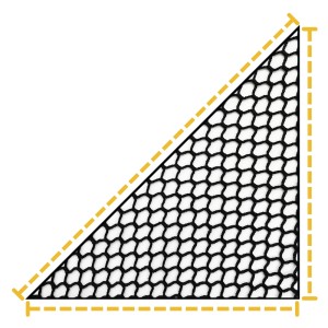 Mehrzweck-Schutznetz – Dreieck