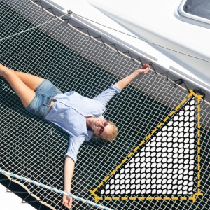 Filet de catamaran, mezzanine, hamac - Forme "triangle"