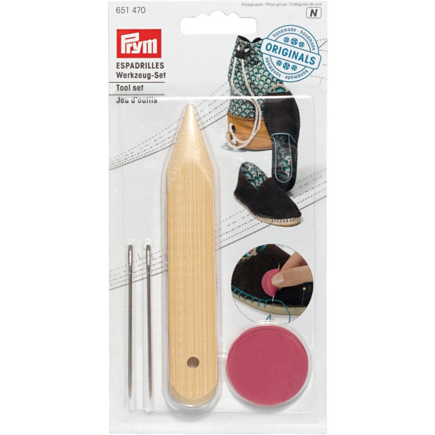 Lot 8 crochets tunisiens 3.5mm - 8mm  avec kit