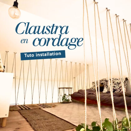 DIY : Claustra en cordage