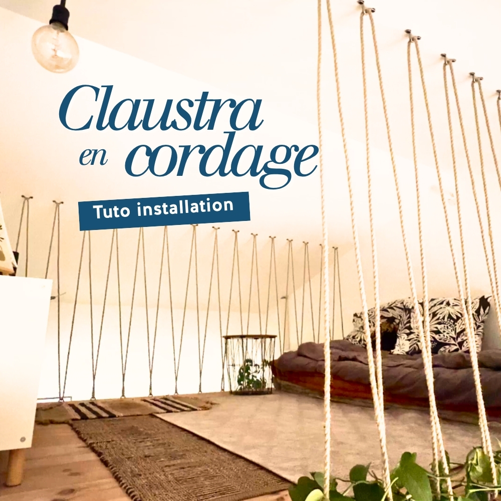 DIY : Claustra en cordage