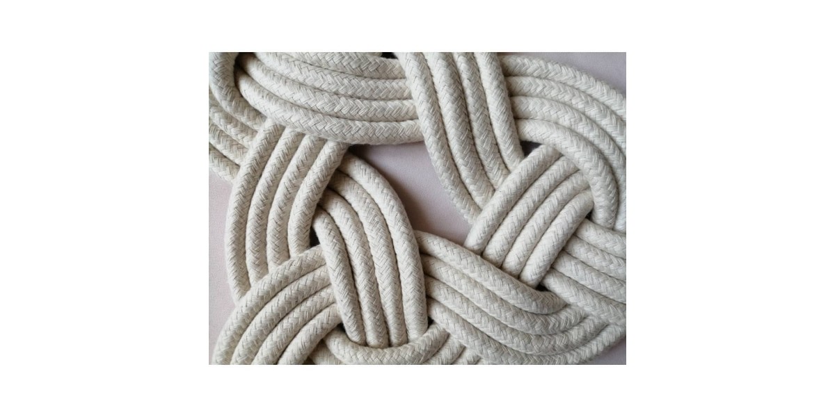 Braid : natural cotton and synthetic cotton