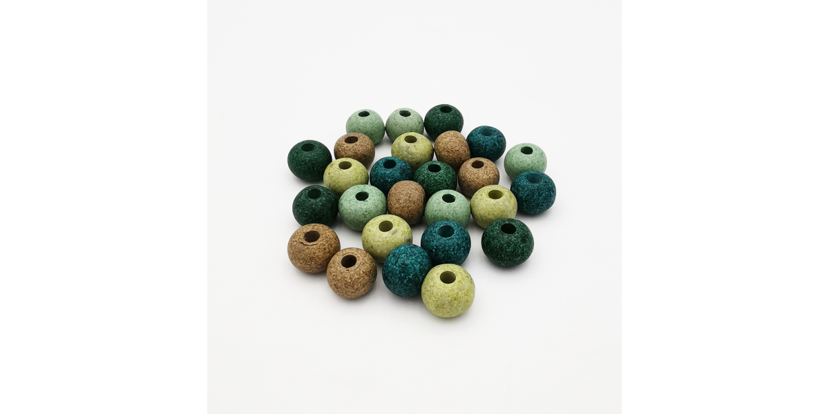Perle per macramè - Ceramica, legno, conchiglia